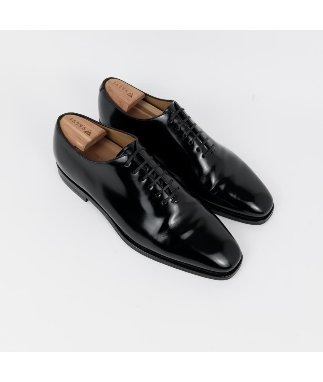 FERRAGAMO Черные кожаные туфли, фото 7