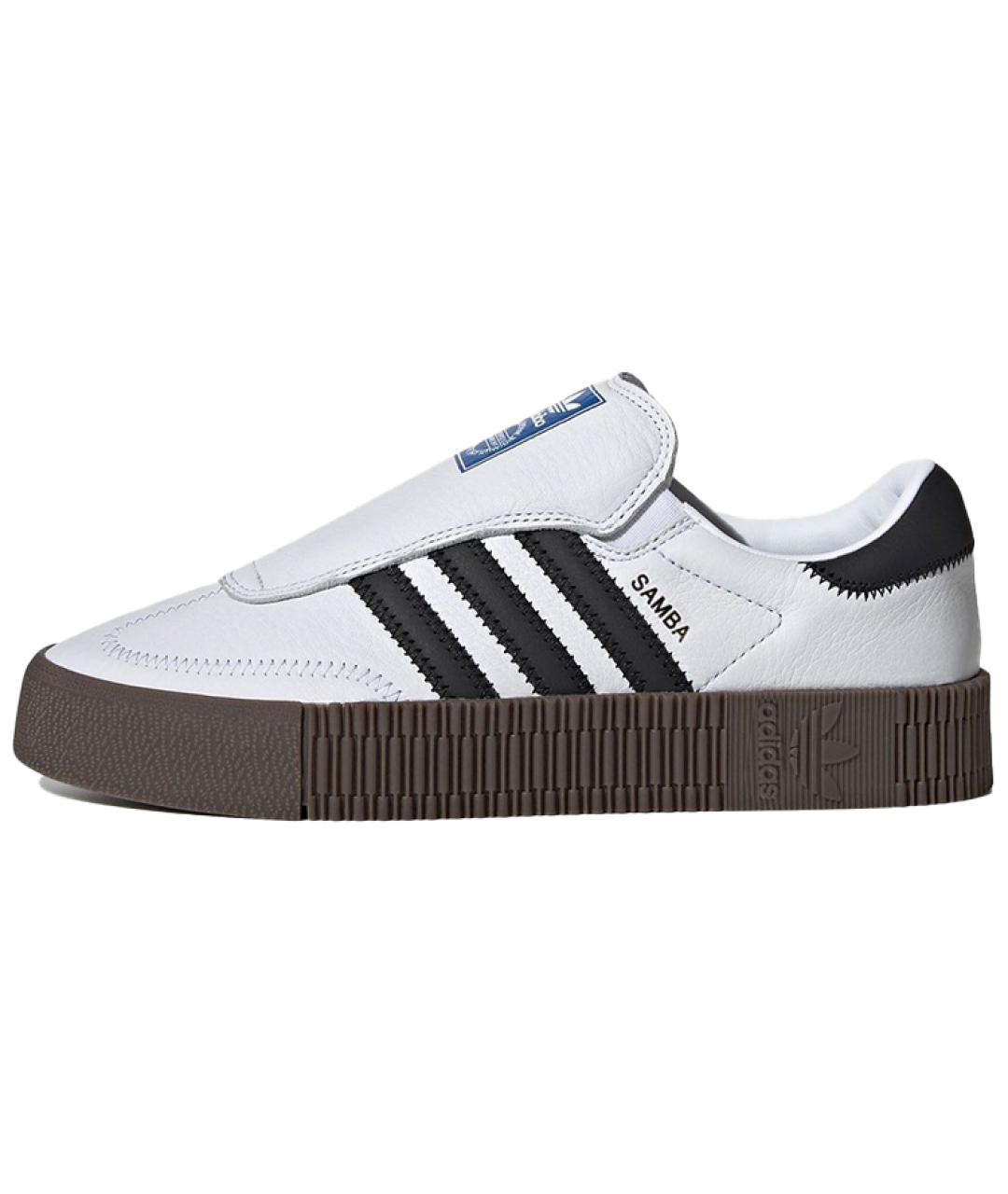 ADIDAS Белые кожаные кроссовки, фото 5