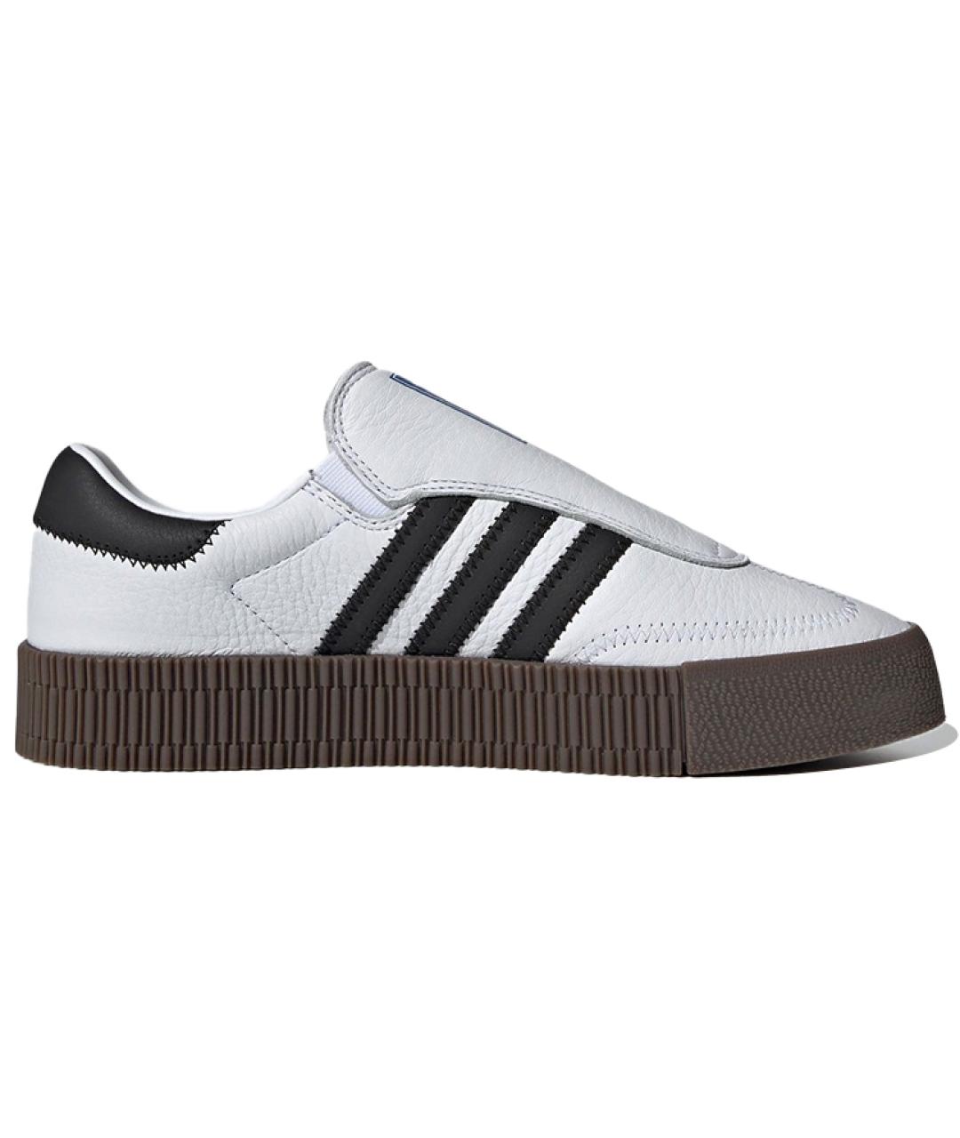 ADIDAS Белые кожаные кроссовки, фото 2
