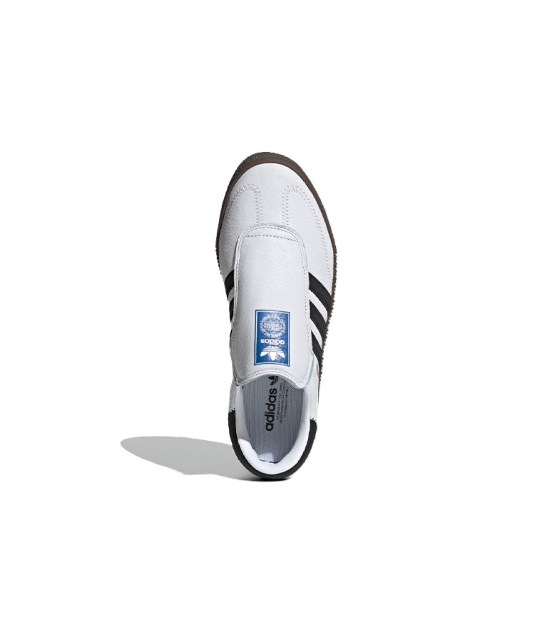 ADIDAS Белые кожаные кроссовки, фото 6