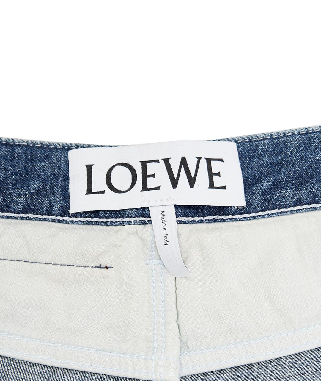 LOEWE Синие хлопковые прямые джинсы, фото 8