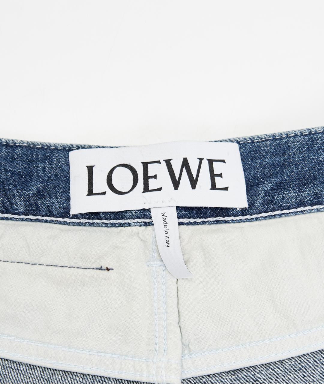 LOEWE Синие хлопковые прямые джинсы, фото 3