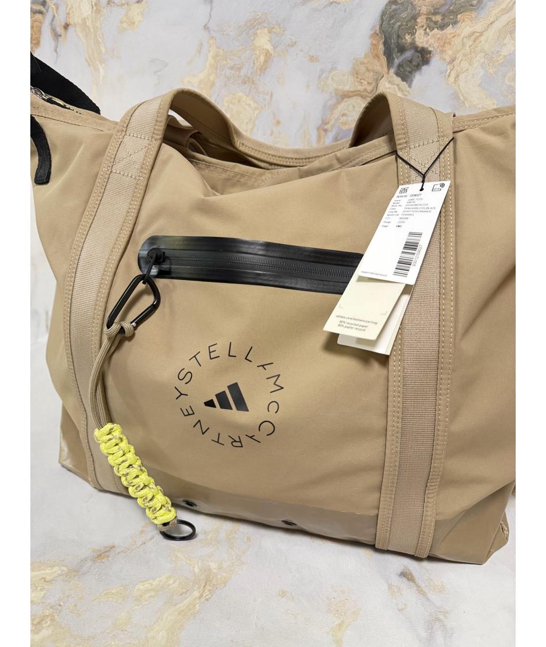 ADIDAS BY STELLA MCCARTNEY Бежевая дорожная/спортивная сумка, фото 3