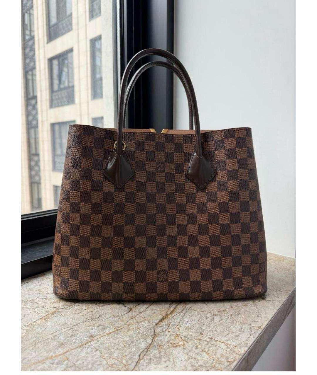 LOUIS VUITTON Коричневая сумка тоут, фото 3