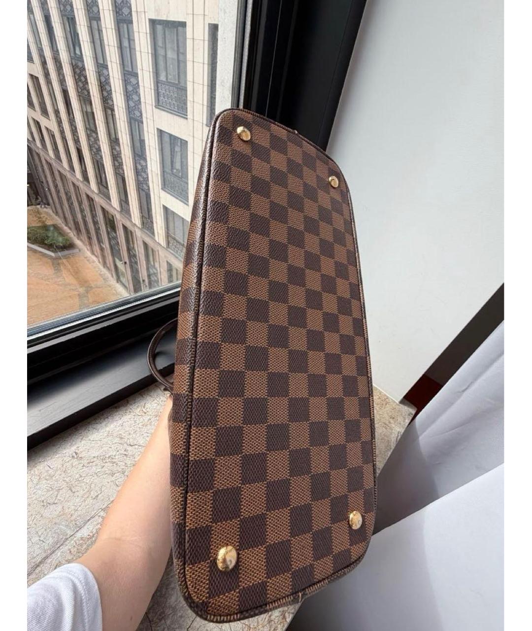 LOUIS VUITTON Коричневая сумка тоут, фото 5