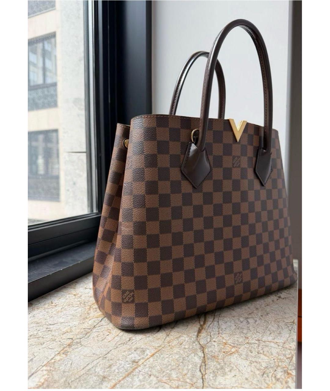 LOUIS VUITTON Коричневая сумка тоут, фото 2