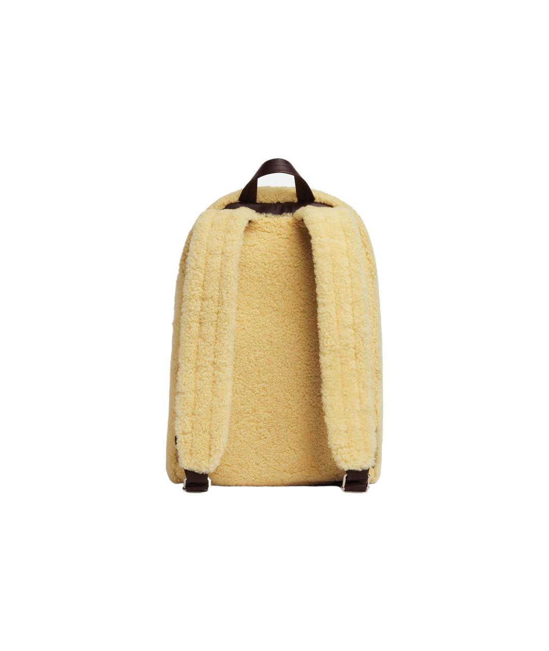 BOTTEGA VENETA Желтый рюкзак, фото 3