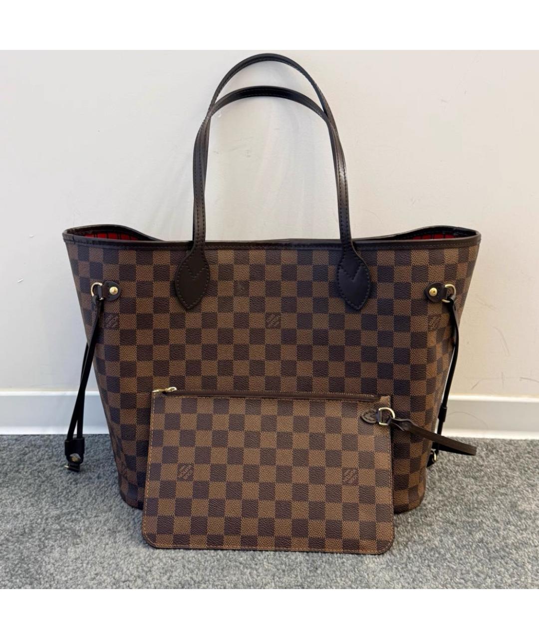 LOUIS VUITTON Коричневая сумка тоут, фото 9