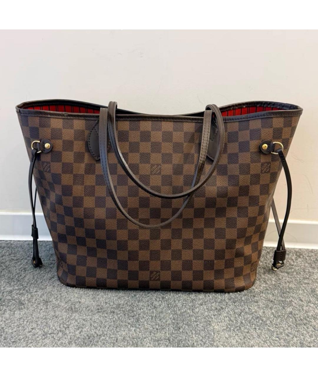 LOUIS VUITTON Коричневая сумка тоут, фото 3