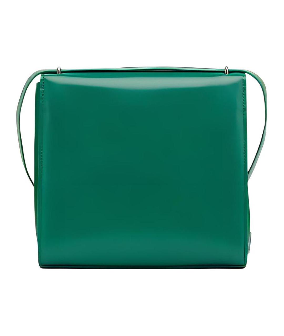 BOTTEGA VENETA Зеленая кожаная сумка через плечо, фото 3