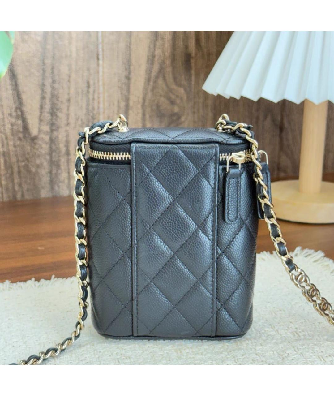 CHANEL Черная сумка через плечо, фото 3