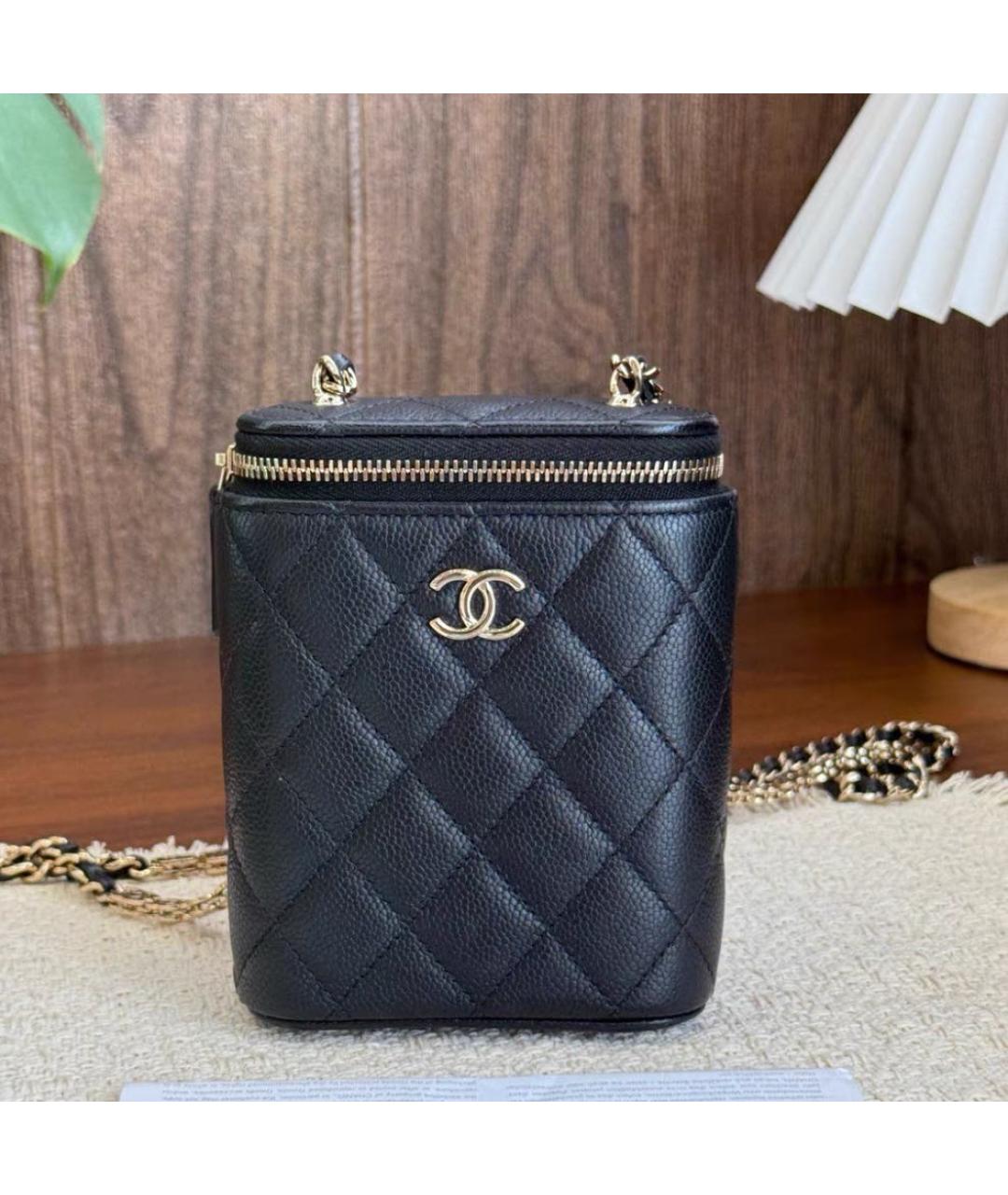 CHANEL Черная сумка через плечо, фото 8