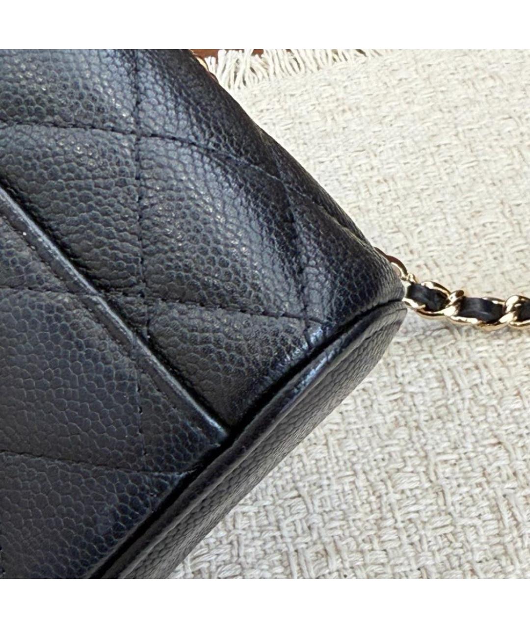 CHANEL Черная сумка через плечо, фото 4
