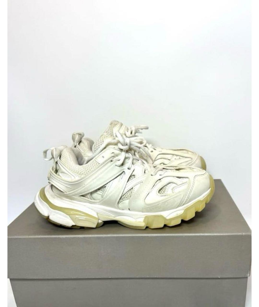 BALENCIAGA Белые кроссовки, фото 5