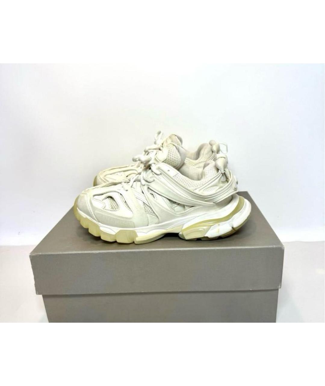 BALENCIAGA Белые кроссовки, фото 4