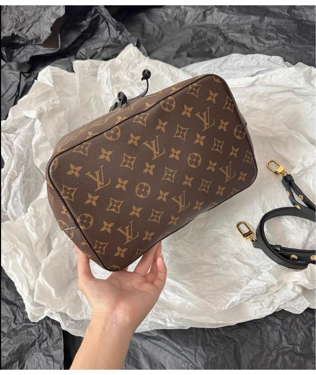 LOUIS VUITTON Коричневая сумка через плечо, фото 6