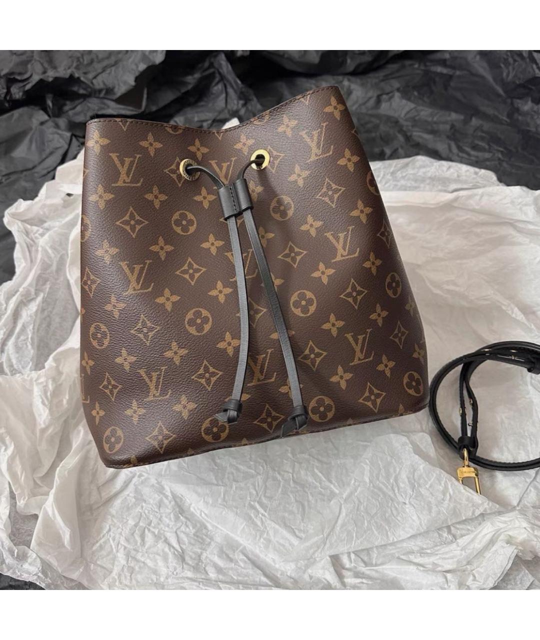 LOUIS VUITTON Коричневая сумка через плечо, фото 2