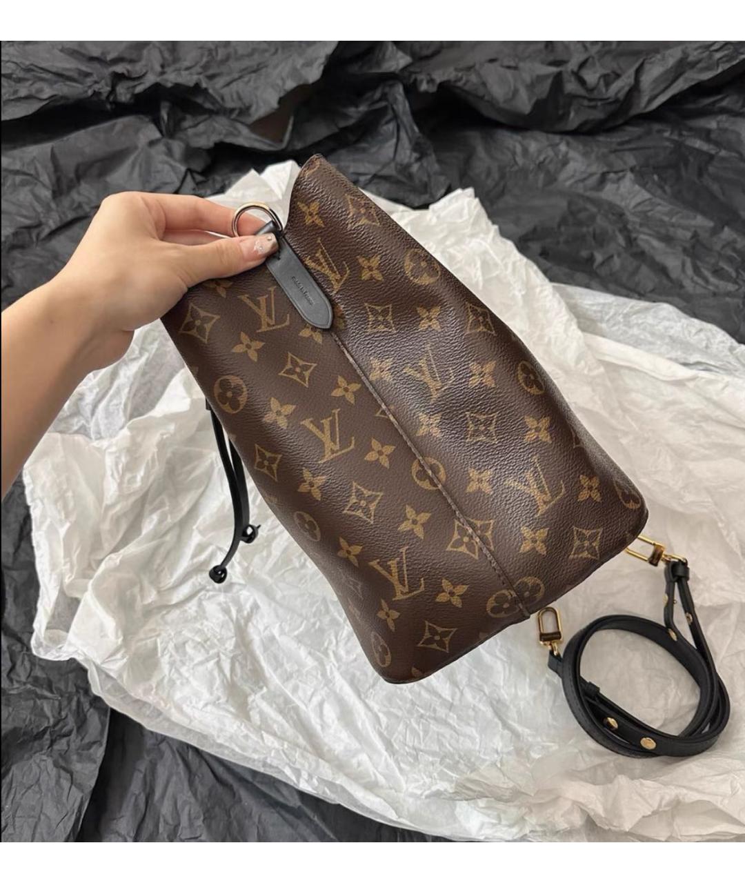 LOUIS VUITTON Коричневая сумка через плечо, фото 4