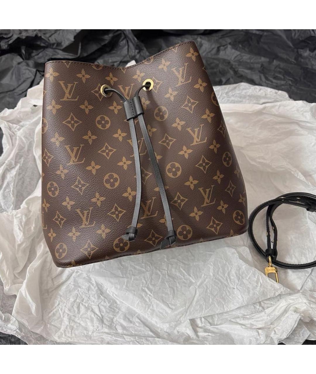 LOUIS VUITTON Коричневая сумка через плечо, фото 8