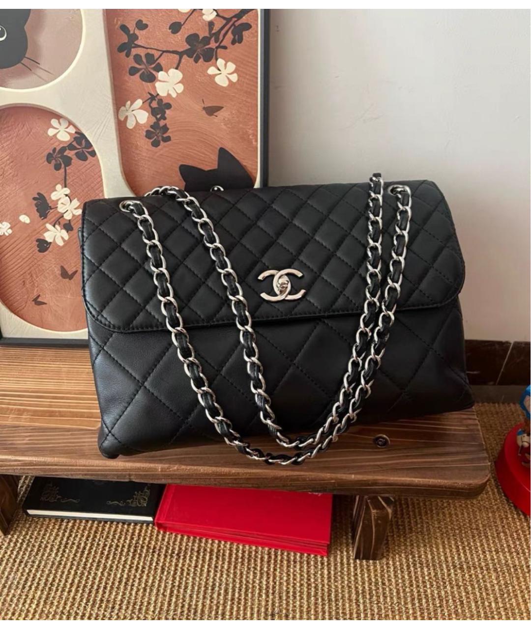 CHANEL Черная сумка через плечо, фото 3
