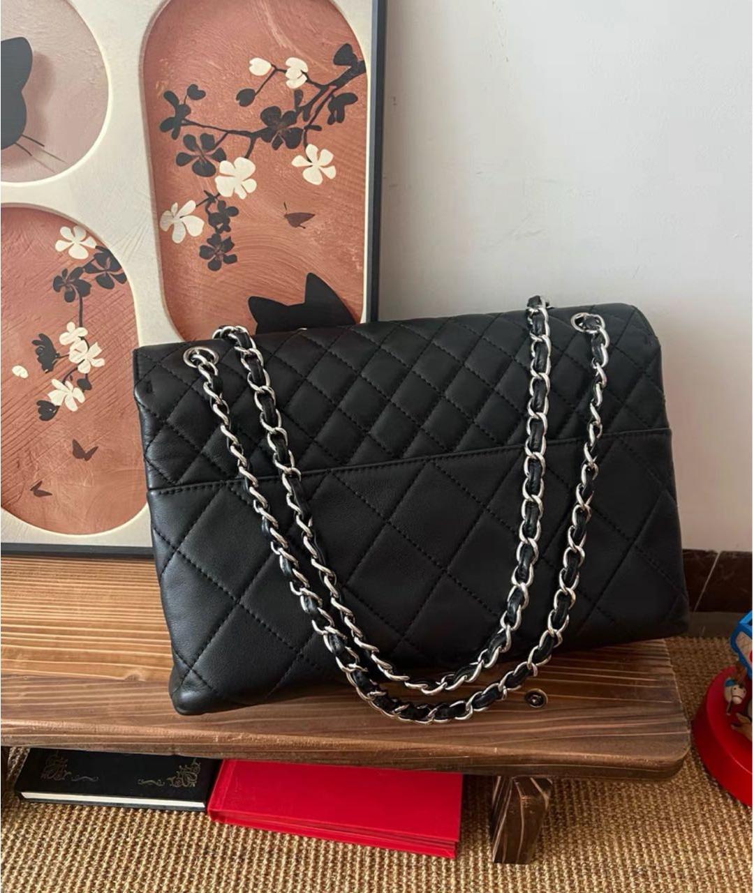 CHANEL Черная сумка через плечо, фото 6
