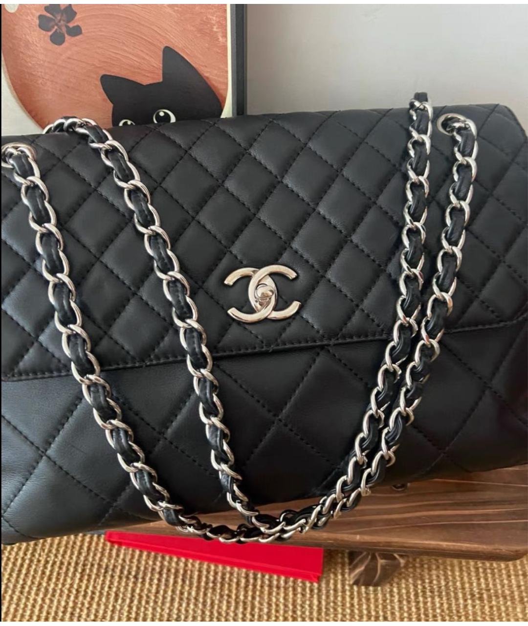 CHANEL Черная сумка через плечо, фото 4