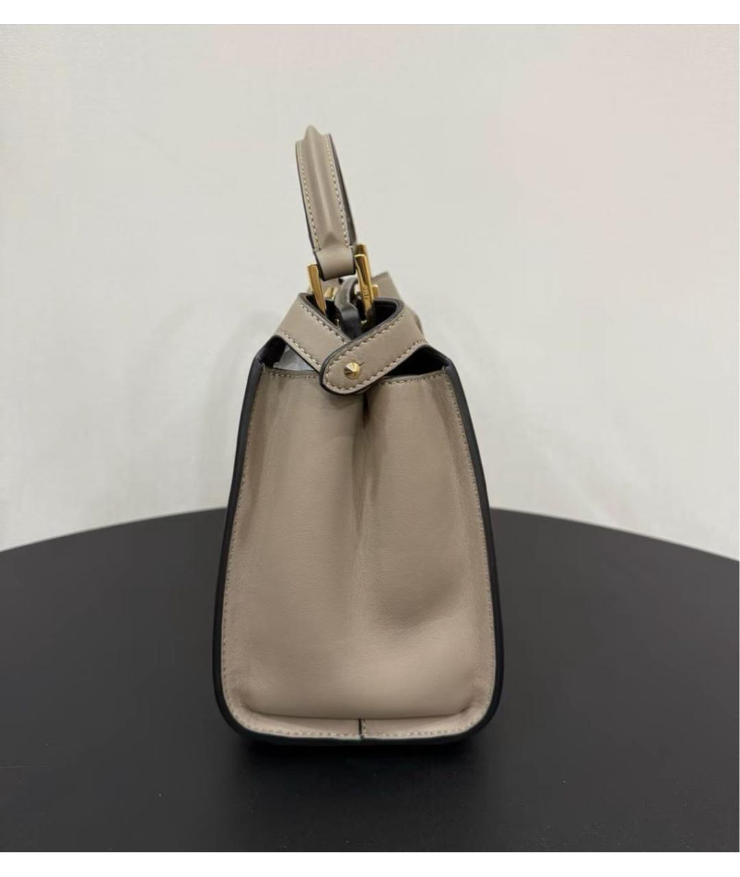 FENDI Бежевая сумка через плечо, фото 4