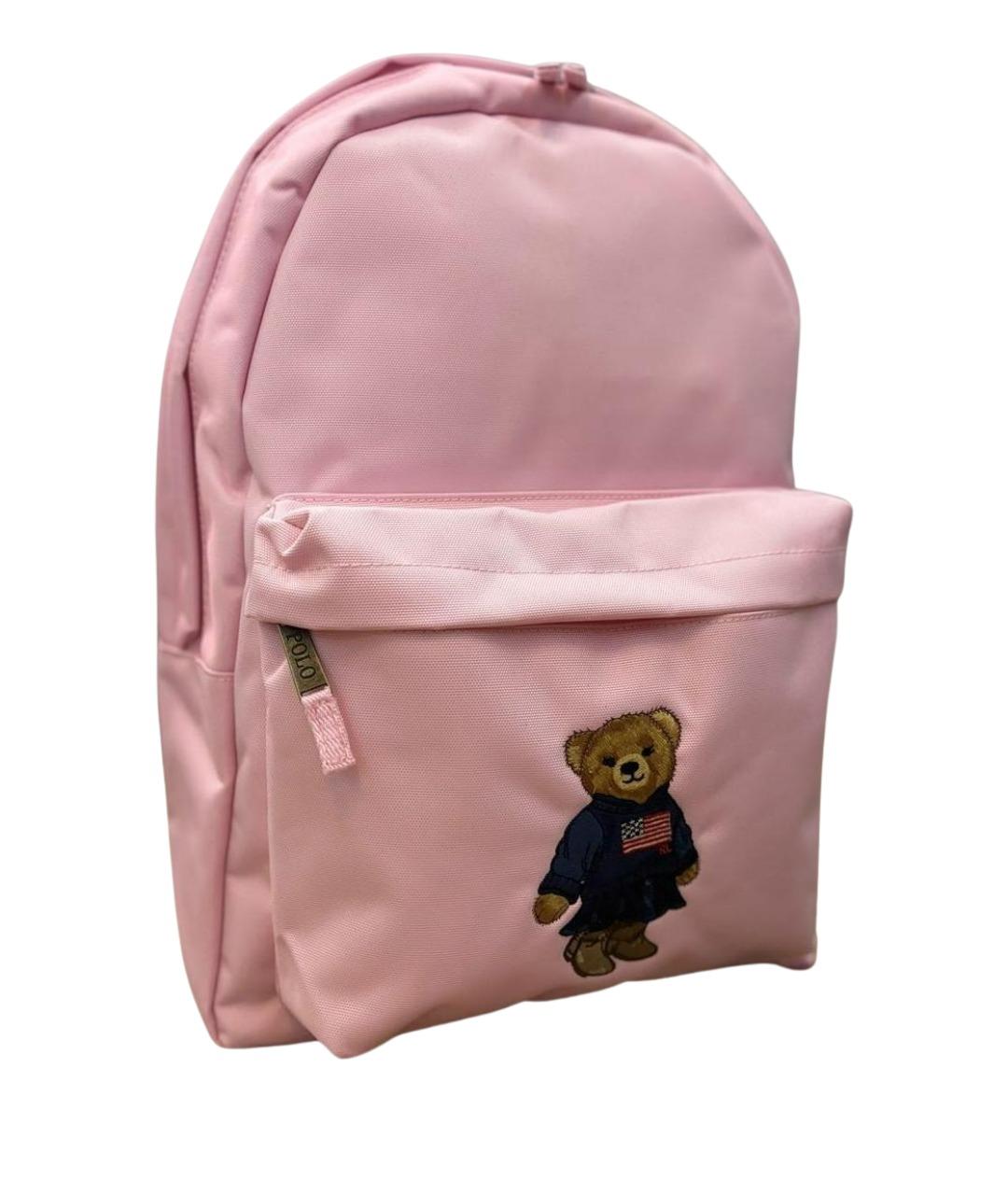 POLO RALPH LAUREN Розовый хлопковый рюкзак, фото 1