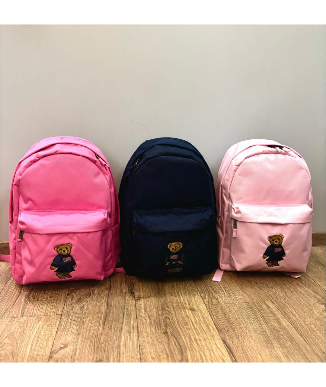 POLO RALPH LAUREN Розовый хлопковый рюкзак, фото 6