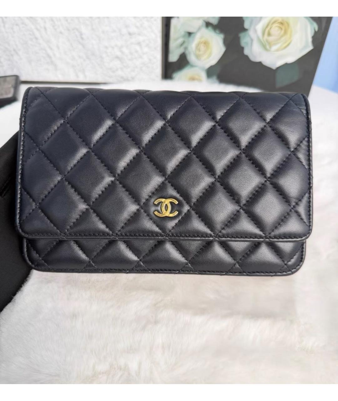 CHANEL Черная сумка через плечо, фото 3