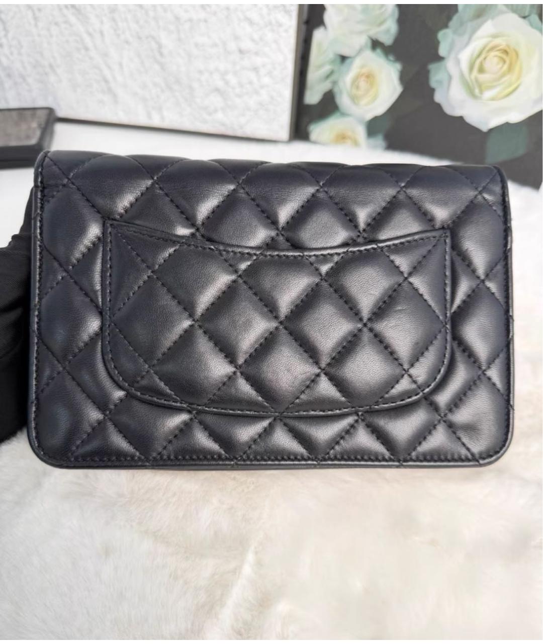 CHANEL Черная сумка через плечо, фото 4