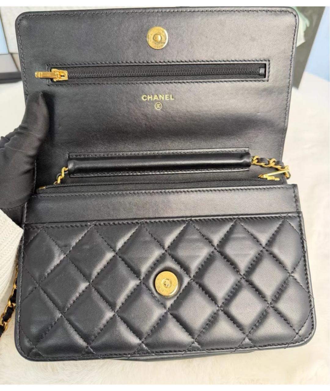 CHANEL Черная сумка через плечо, фото 7