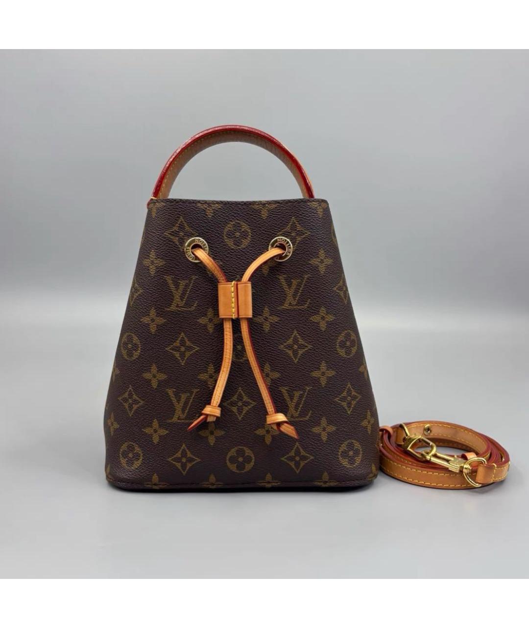 LOUIS VUITTON Коричневая сумка через плечо, фото 9