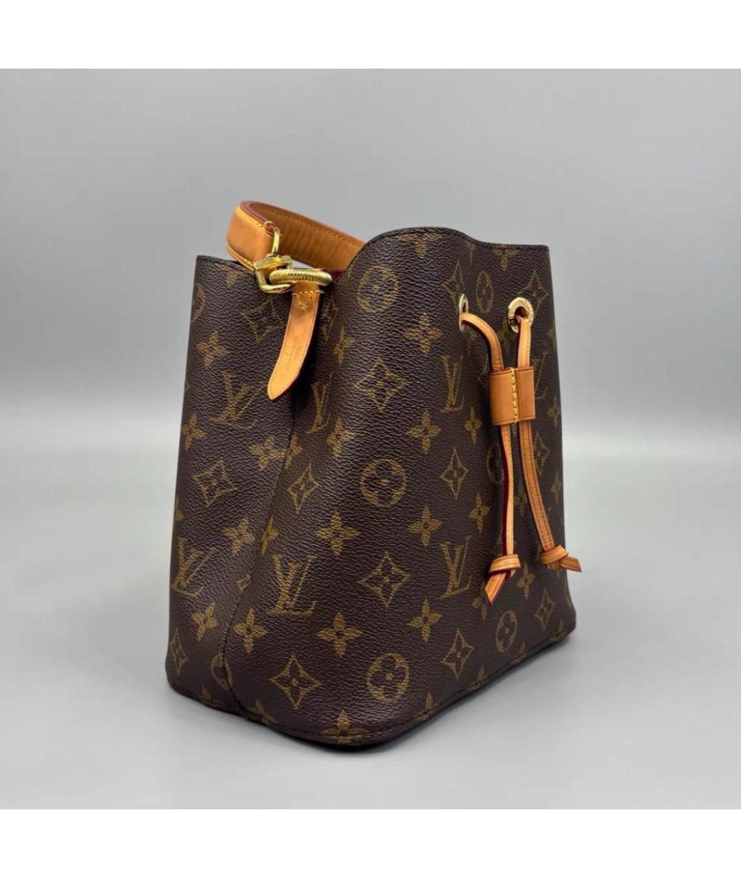 LOUIS VUITTON Коричневая сумка через плечо, фото 6