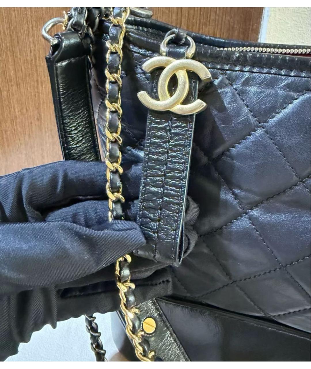 CHANEL Черная сумка через плечо, фото 7