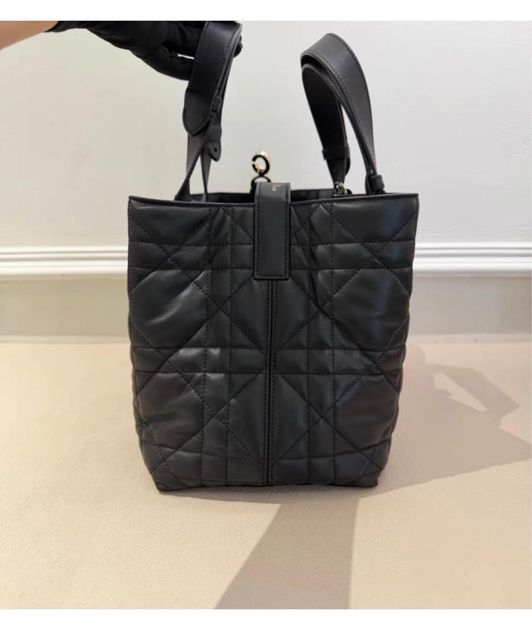 CHRISTIAN DIOR Черная сумка с короткими ручками, фото 5
