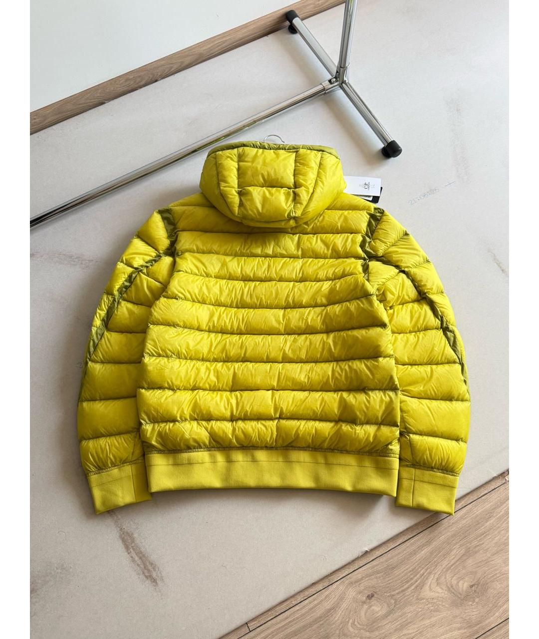 CP COMPANY Желтый нейлоновый пуховик, фото 7