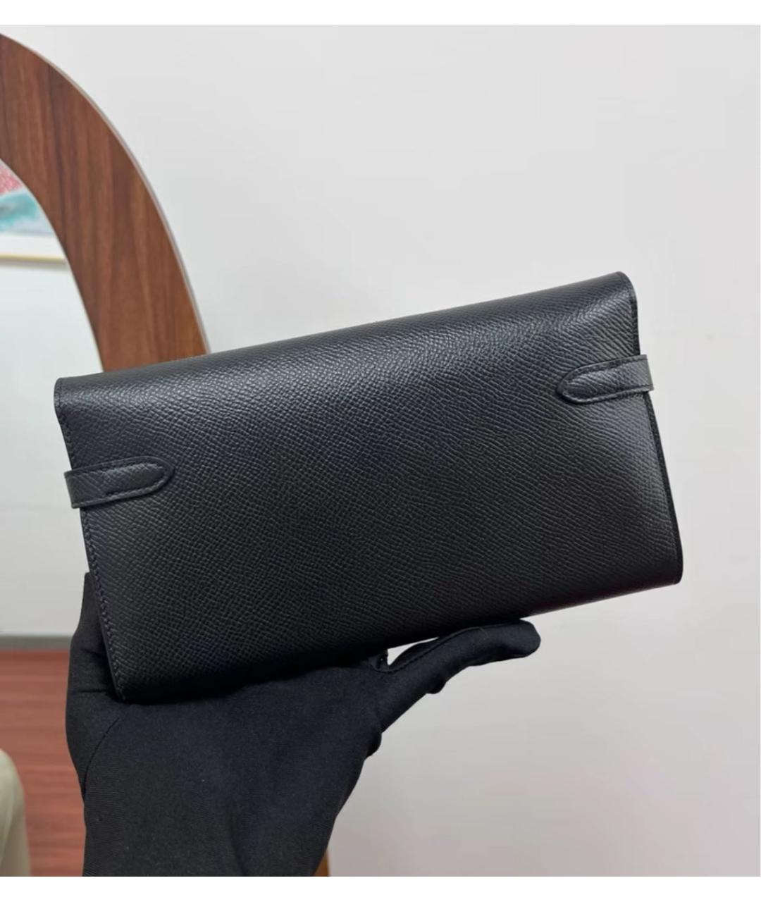 HERMES Черная сумка через плечо, фото 4