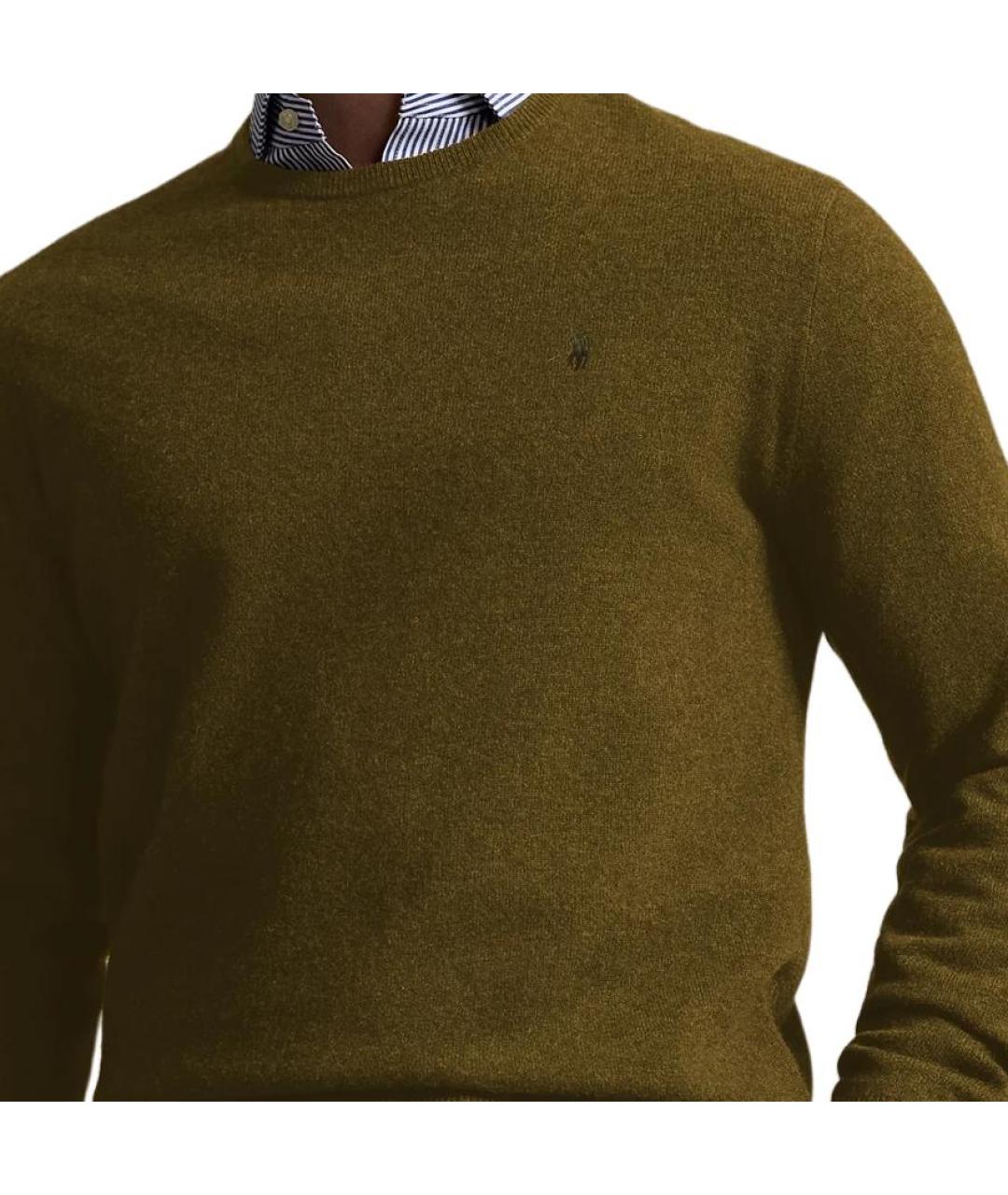 POLO RALPH LAUREN Зеленый джемпер / свитер, фото 2