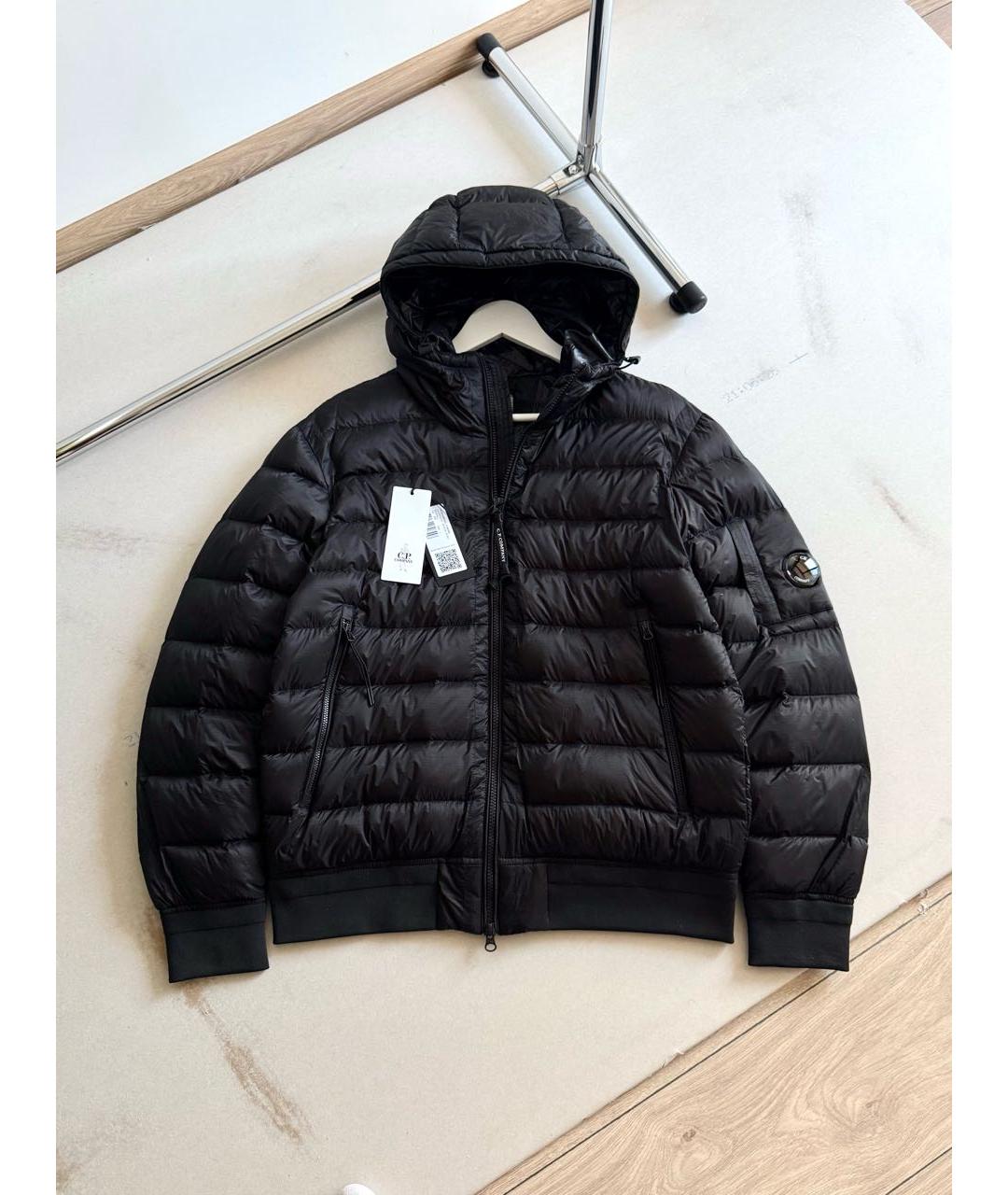 CP COMPANY Черный нейлоновый пуховик, фото 9