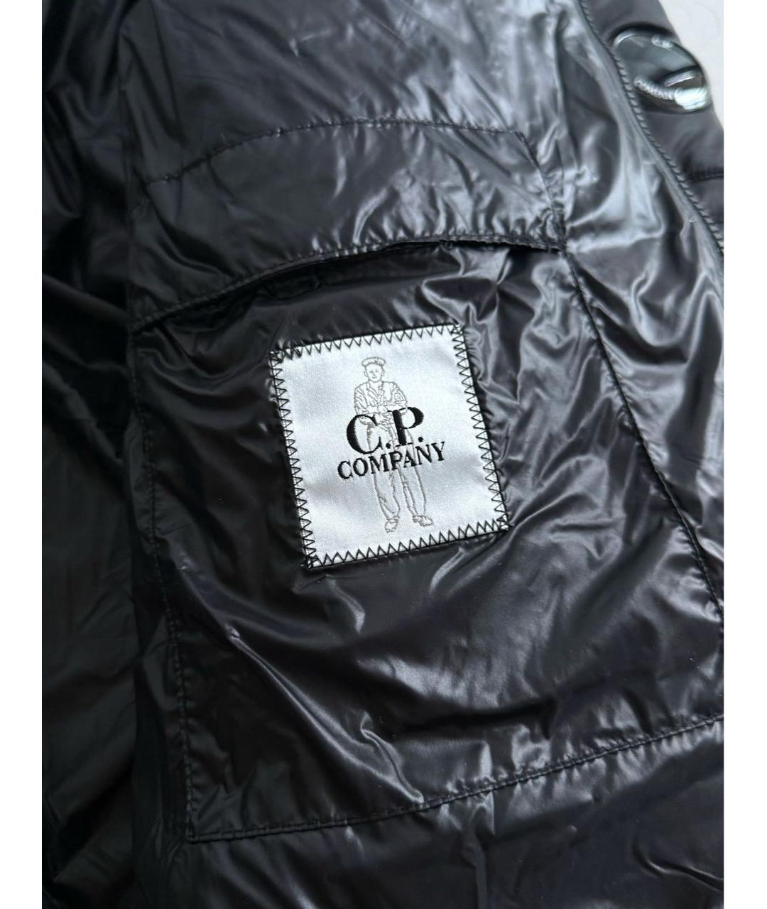 CP COMPANY Черный нейлоновый пуховик, фото 5