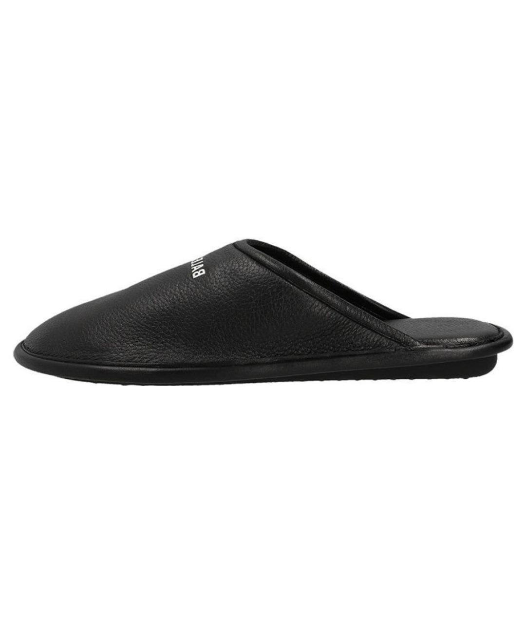 BALENCIAGA Черные кожаные туфли, фото 2