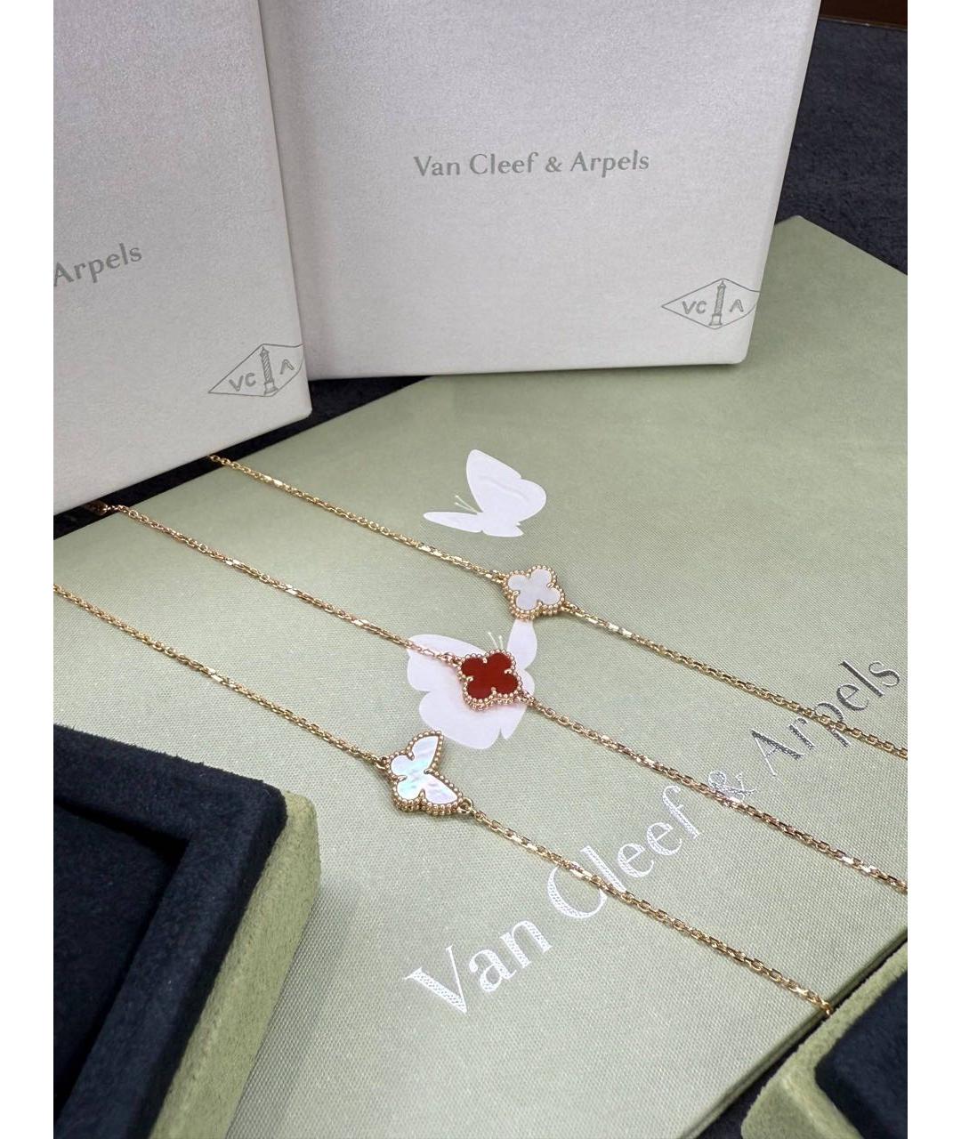 VAN CLEEF & ARPELS Белый браслет из желтого золота, фото 4