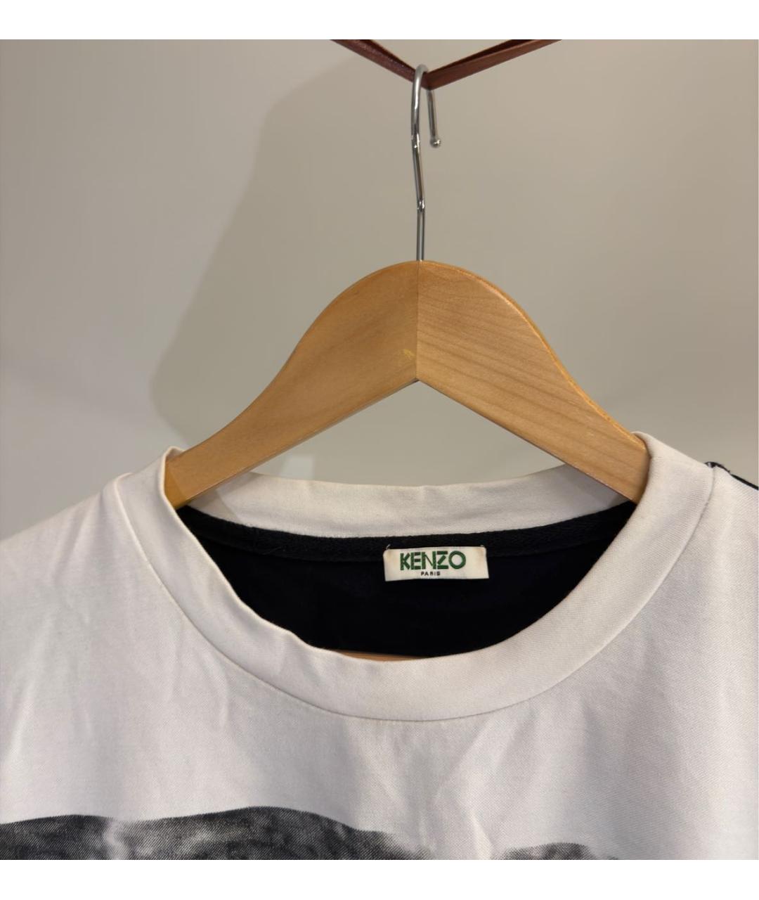 KENZO Черная хлопковая футболка, фото 3