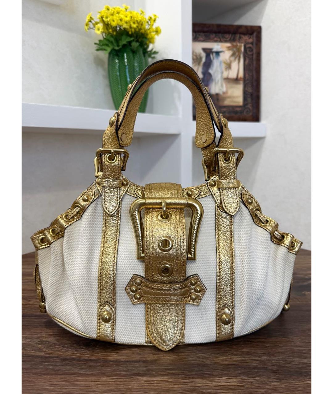 LOUIS VUITTON Золотая сумка тоут, фото 2