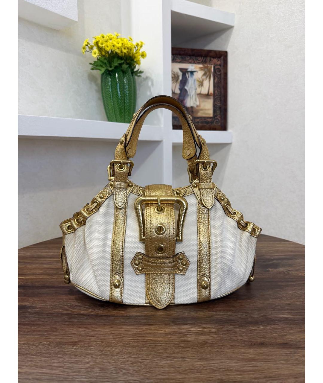 LOUIS VUITTON Золотая сумка тоут, фото 3