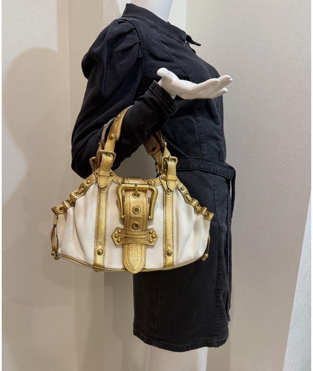 LOUIS VUITTON Золотая сумка тоут, фото 5