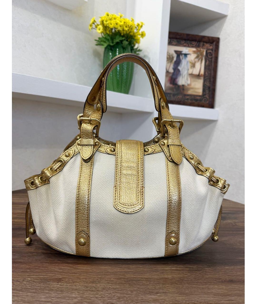 LOUIS VUITTON Золотая сумка тоут, фото 6