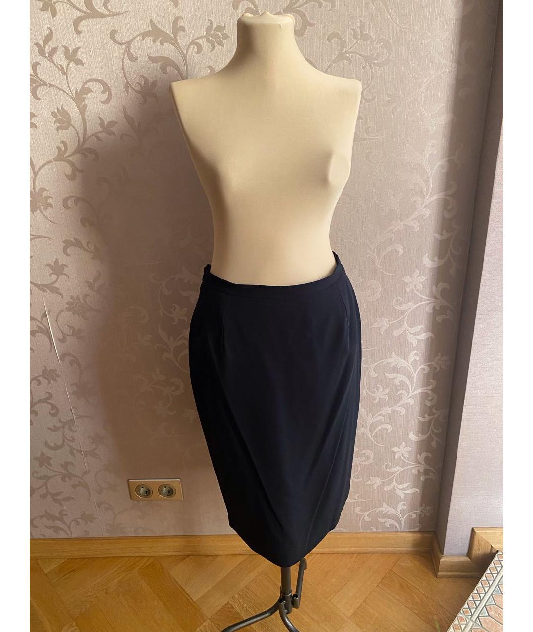 MAX MARA Черный шерстяной костюм с юбками, фото 4