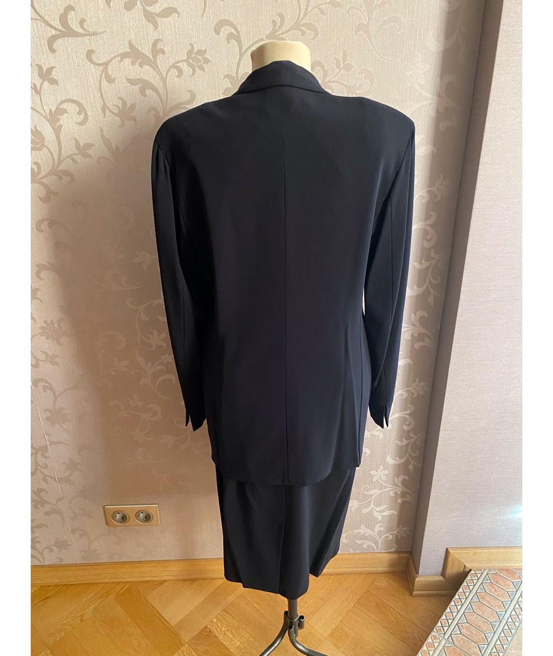 MAX MARA Черный шерстяной костюм с юбками, фото 2